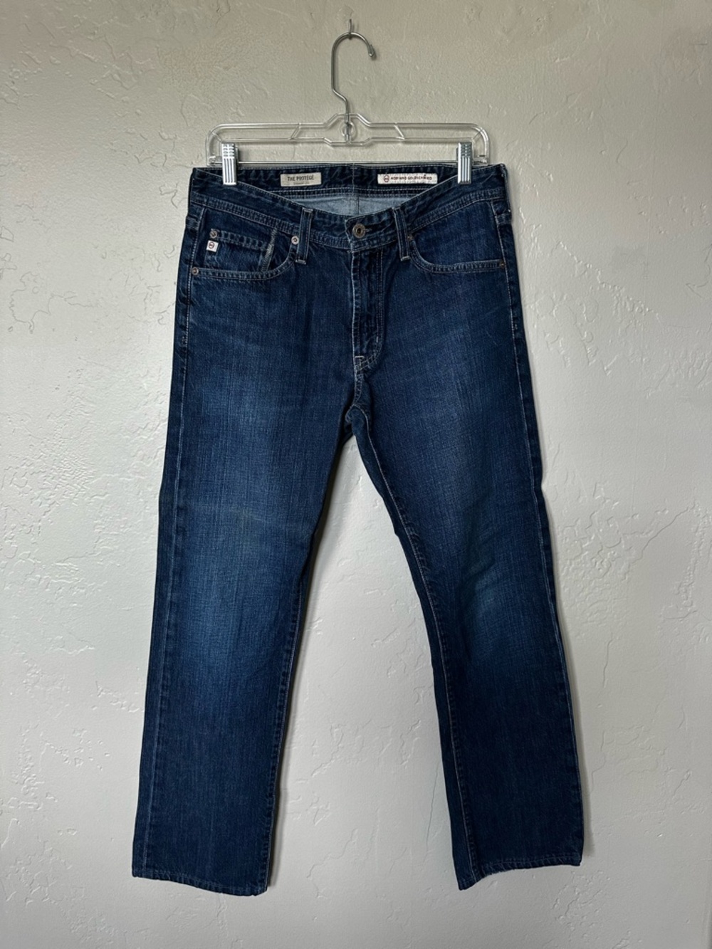 Ag Adriano Goldschmied Protogw Straight-Leg Jeans in Dark Denim 31x34